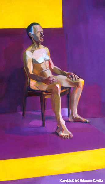 Painting of Introducing Yellow to Violet.